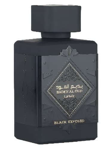 Lattafa Badee Al Oud Black Exposed